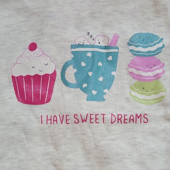 4pc Carter's Pajama Set sweet treat theme girls SIZE 3T - Picture 3 of 7